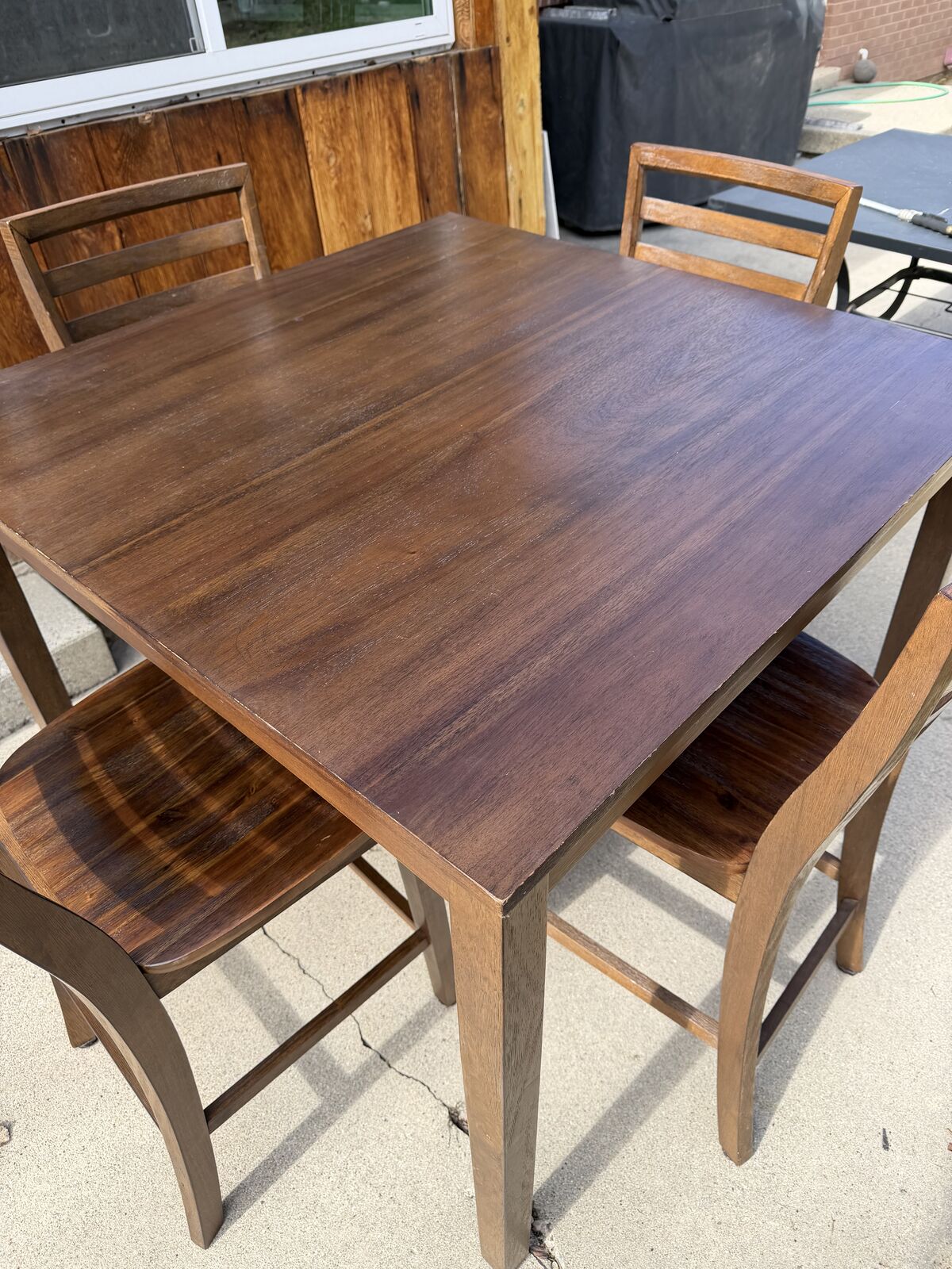 Tall Wood Table