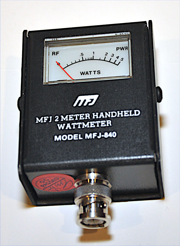 Ham radio 2 meter dummy load and watt meter