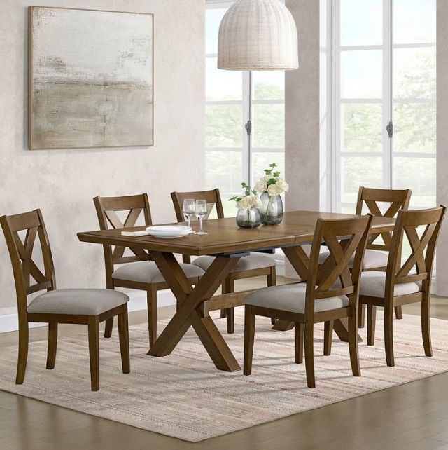 NEW! BRYCE 7-PIECE DINING SET- FINANCING & DELIVERY AVAILABLE!