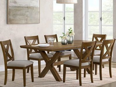 NEW! BRYCE 7-PIECE DINING SET- FINANCING & DELIVERY AVAILABLE!