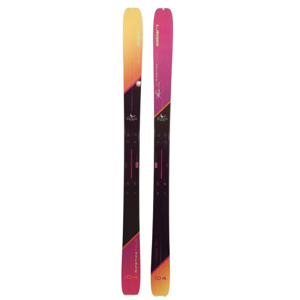 180cm Elan Glen Plake Ripstick Tour 104 Freeride Touring Skis | NEW- Mounted Once