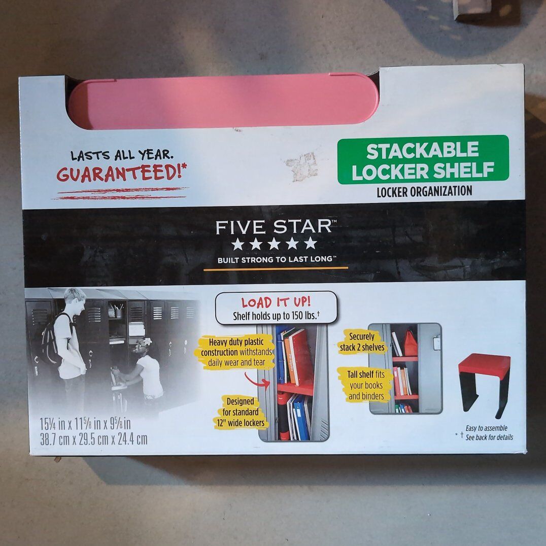 Stackable locker shelve