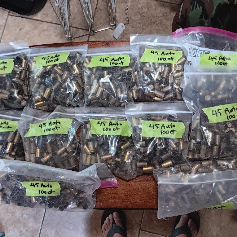 45 automatic brass for reloading