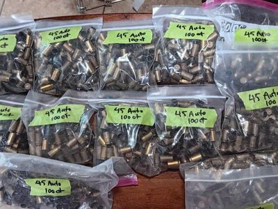 45 automatic brass for reloading
