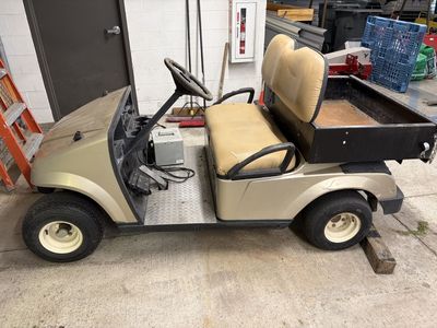 2007 FairPlay Gold Golf Cart - Not Running (Likely Controller) w/ Good Batteries & Charger
