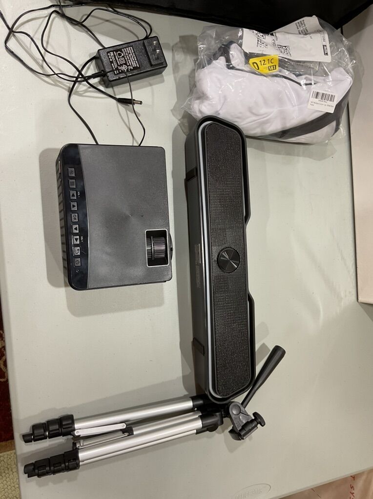 Portable Pop Up Movie Theater Projector