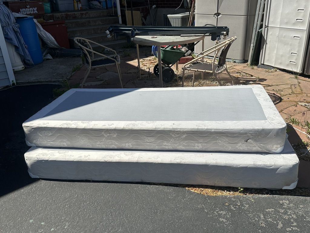 box springs and king frame