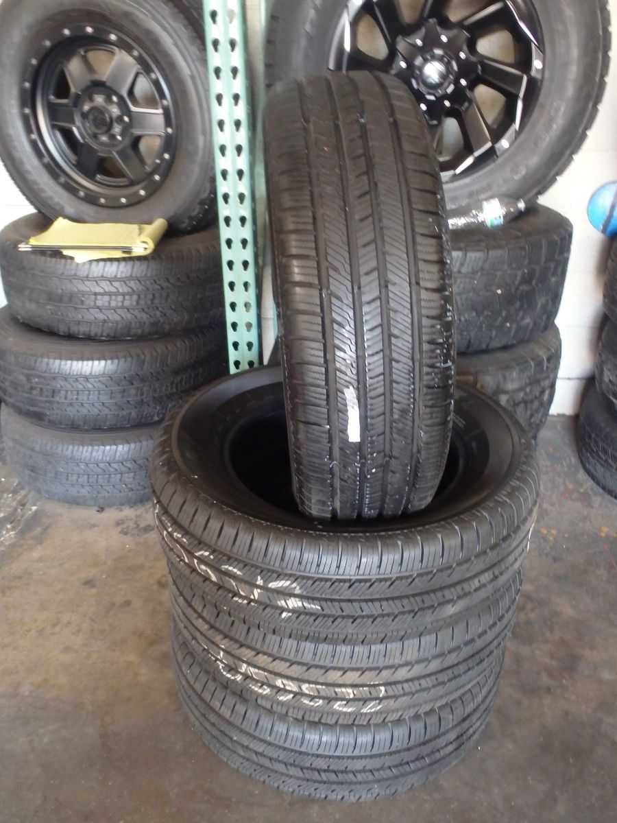 225/65R17 YOKOHAMA YK CTX SET OF USED TIRES