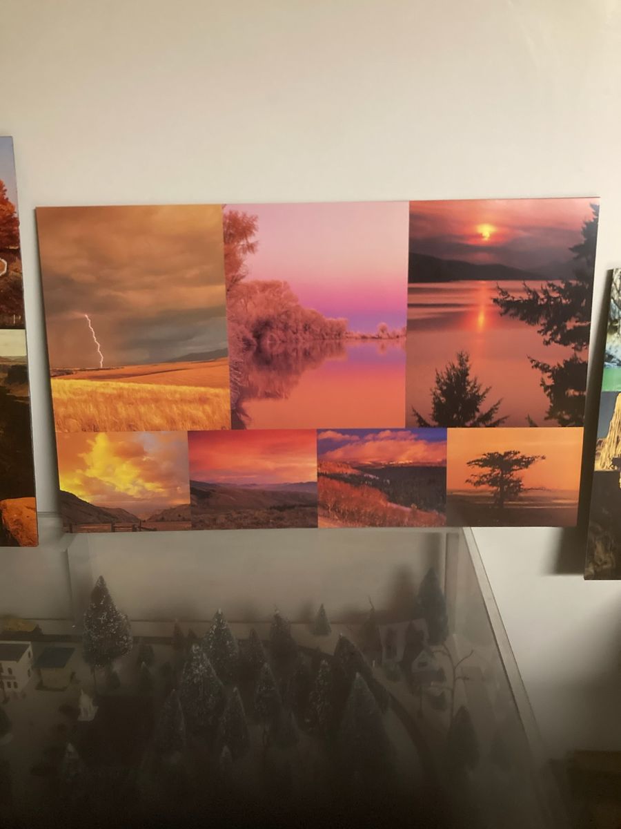 Scenic collages, artwork