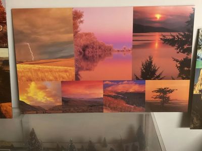 Scenic collages, artwork