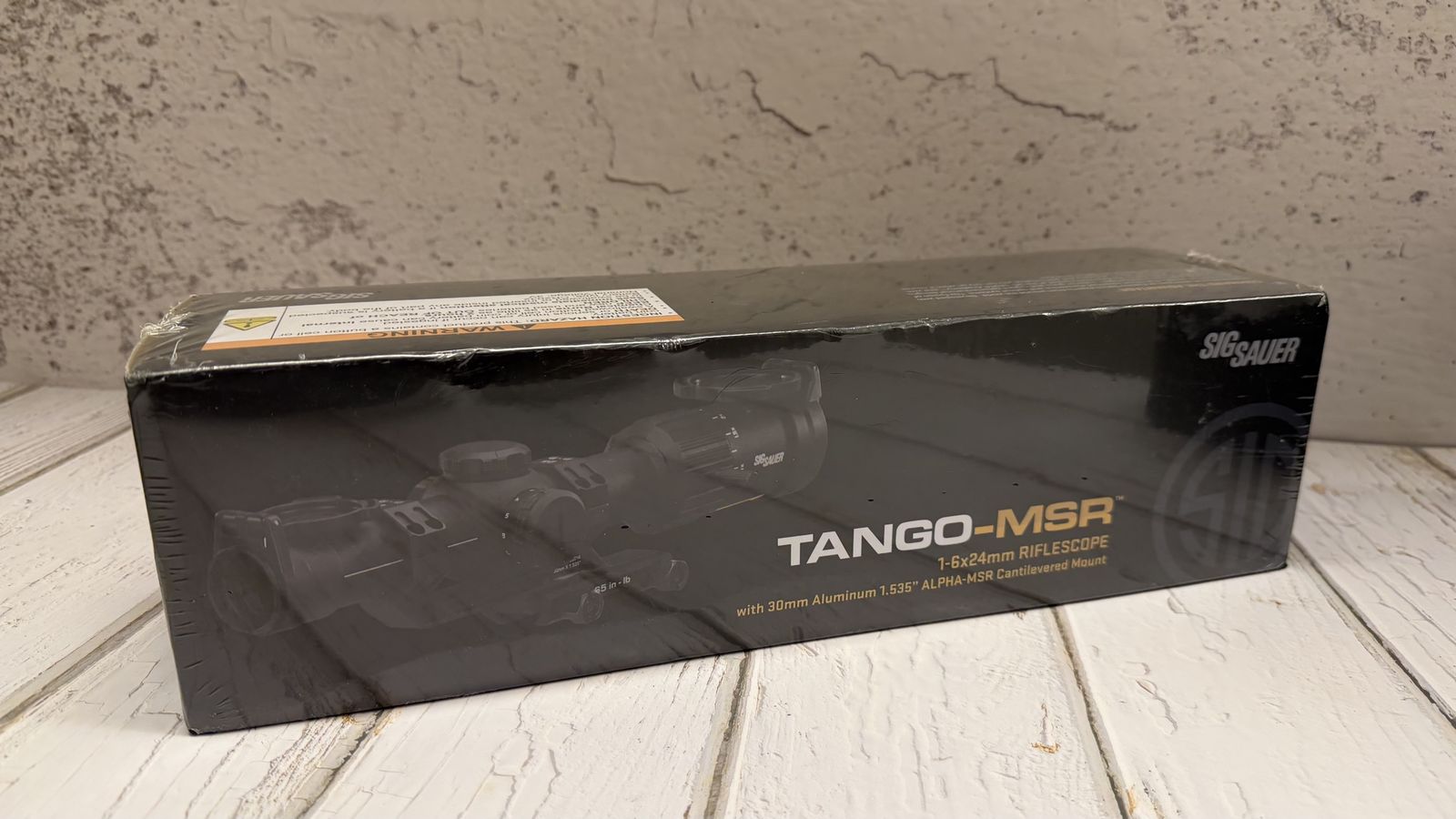 Sig Sauer TANGO-MSR 1-6x24mm Riflescope with 30mm Cantilever Mount SOT-61000