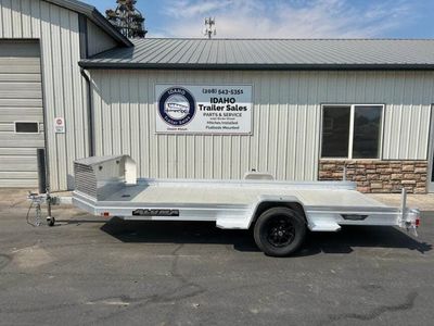 2027 Aluma UTR14S-R 78'x14' Utility Trailer w/ Front Box 3K Aluminum