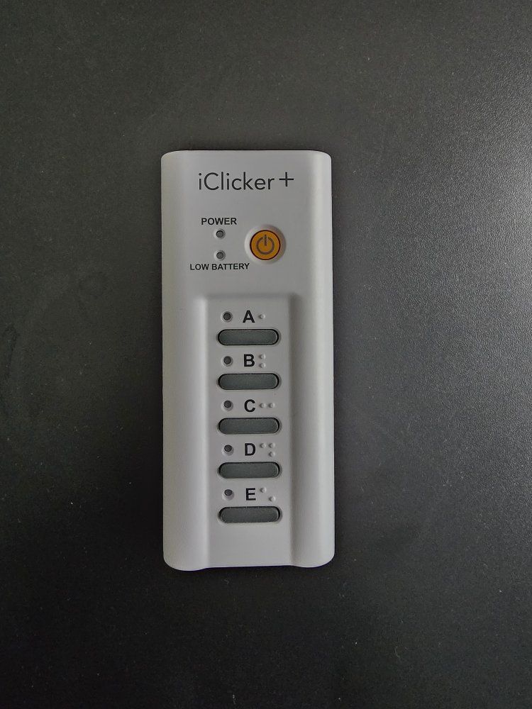 iClicker + Student Response System Remote Clicker - Classroom Polling Device