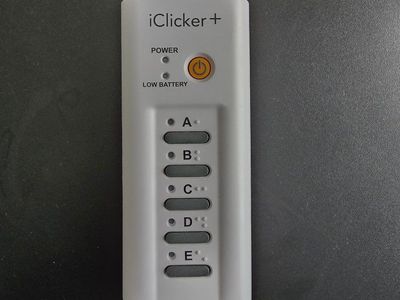iClicker + Student Response System Remote Clicker - Classroom Polling Device