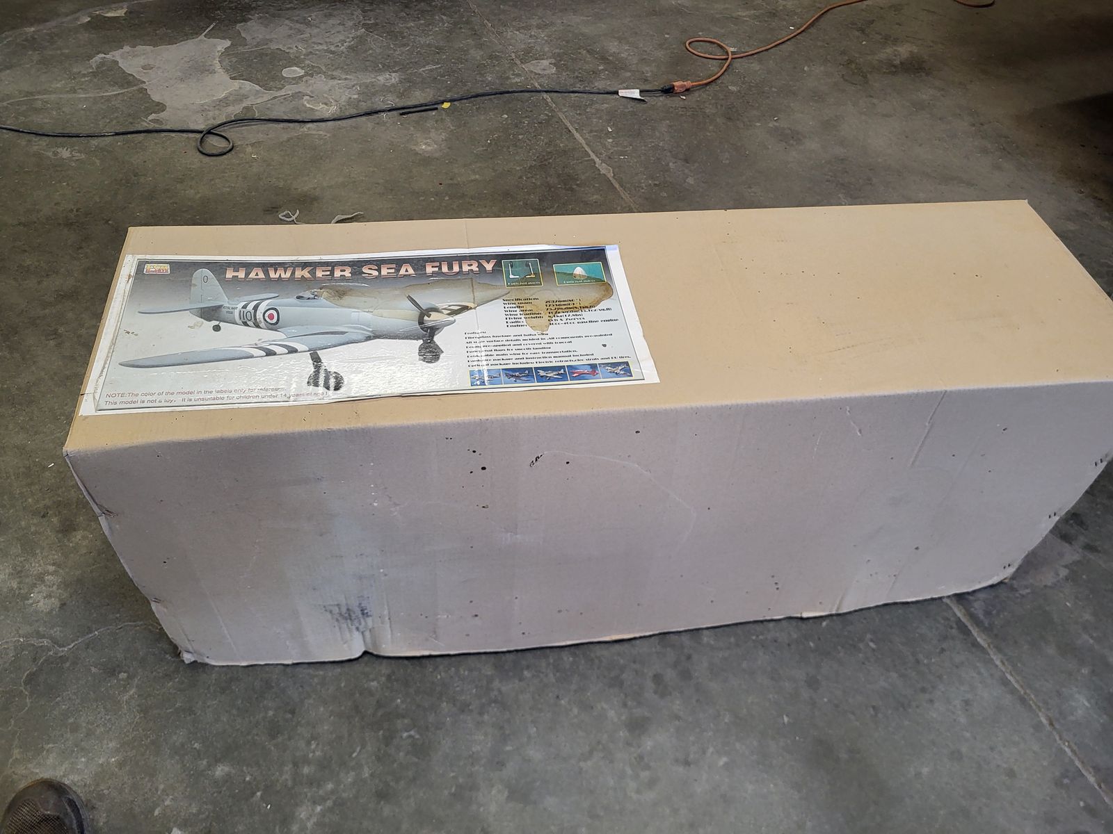 ESM 80" Sea Fury ARF New in Box