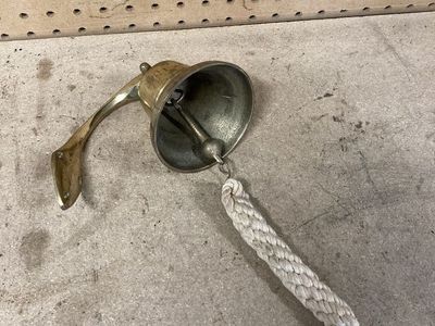Brass bell decoration