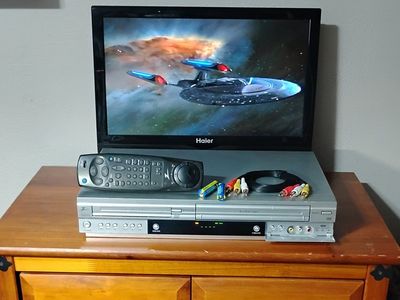 zenith VCR VHS DVD combo player with remote