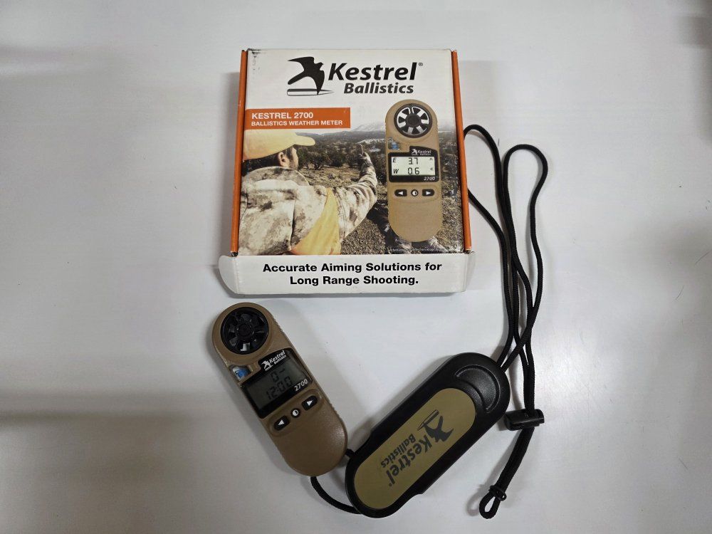 Kestrel 2700 Ballistics Weather Meter Tan - Hunting Shooting Meter in Box