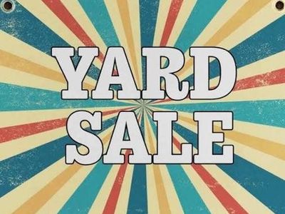 yard/estate/rummaging sale