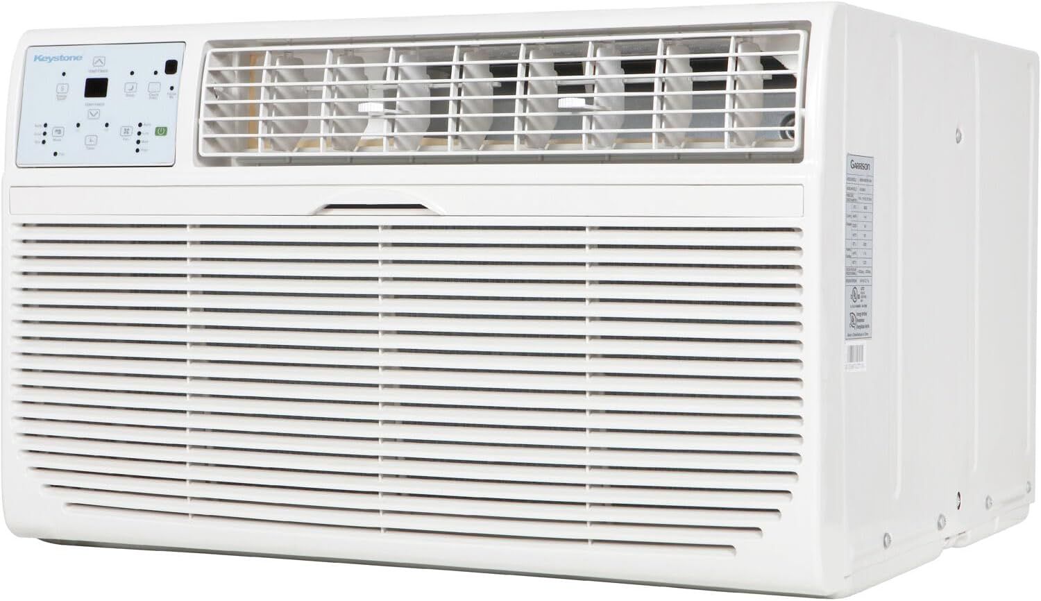 Keystone 10,000 BTU Through the Wall Air Conditioner and Dehumidifier, 115V