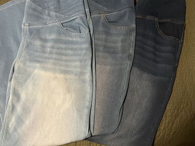 Women's Denim Jeggings - Set of 3 (Light, Medium, Dark Wash) High Waist