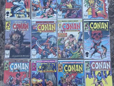 12 - Conan the barbarian Marvel comics mixed lot