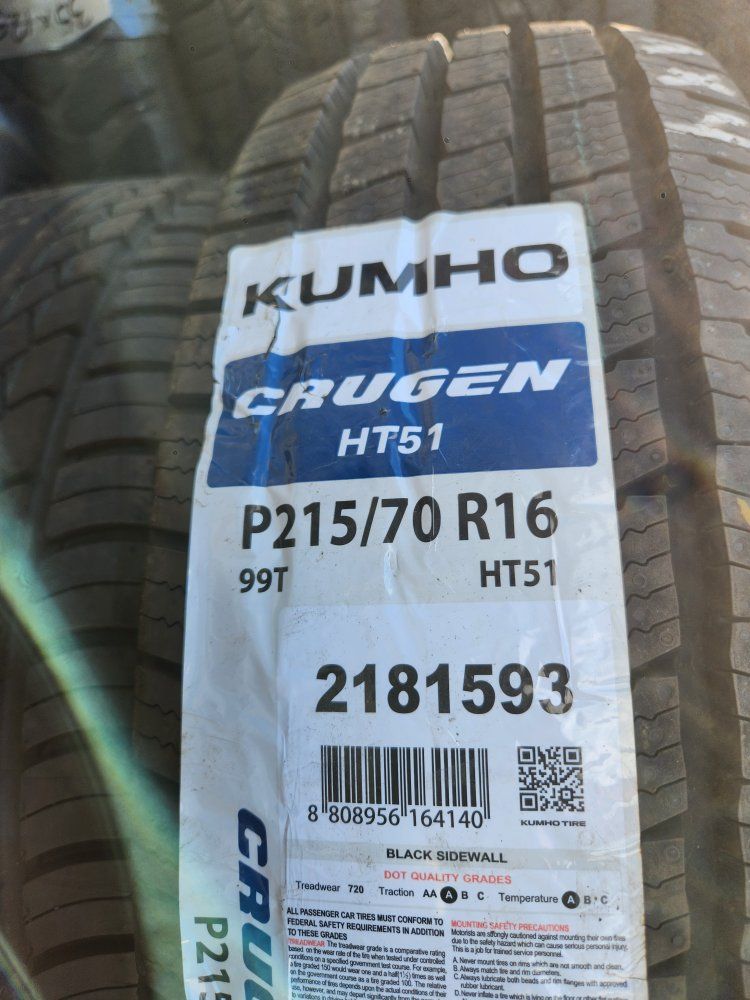 215/70r16 kumho crugen ht51