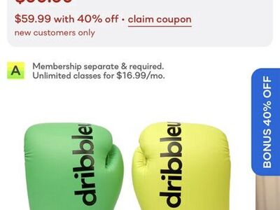 New Dribble Up Size Small Boxing Gloves