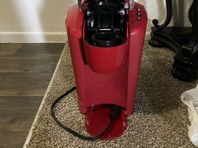 Red Keurig coffee maker