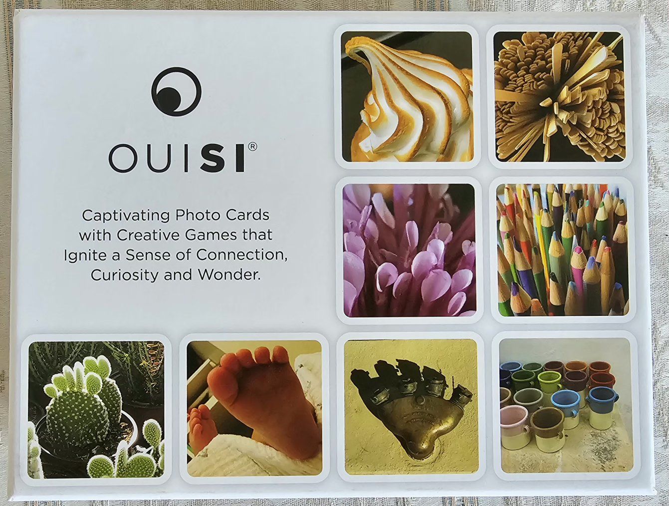 OuiSi Original Photo Card Game for Creative Play & Connection