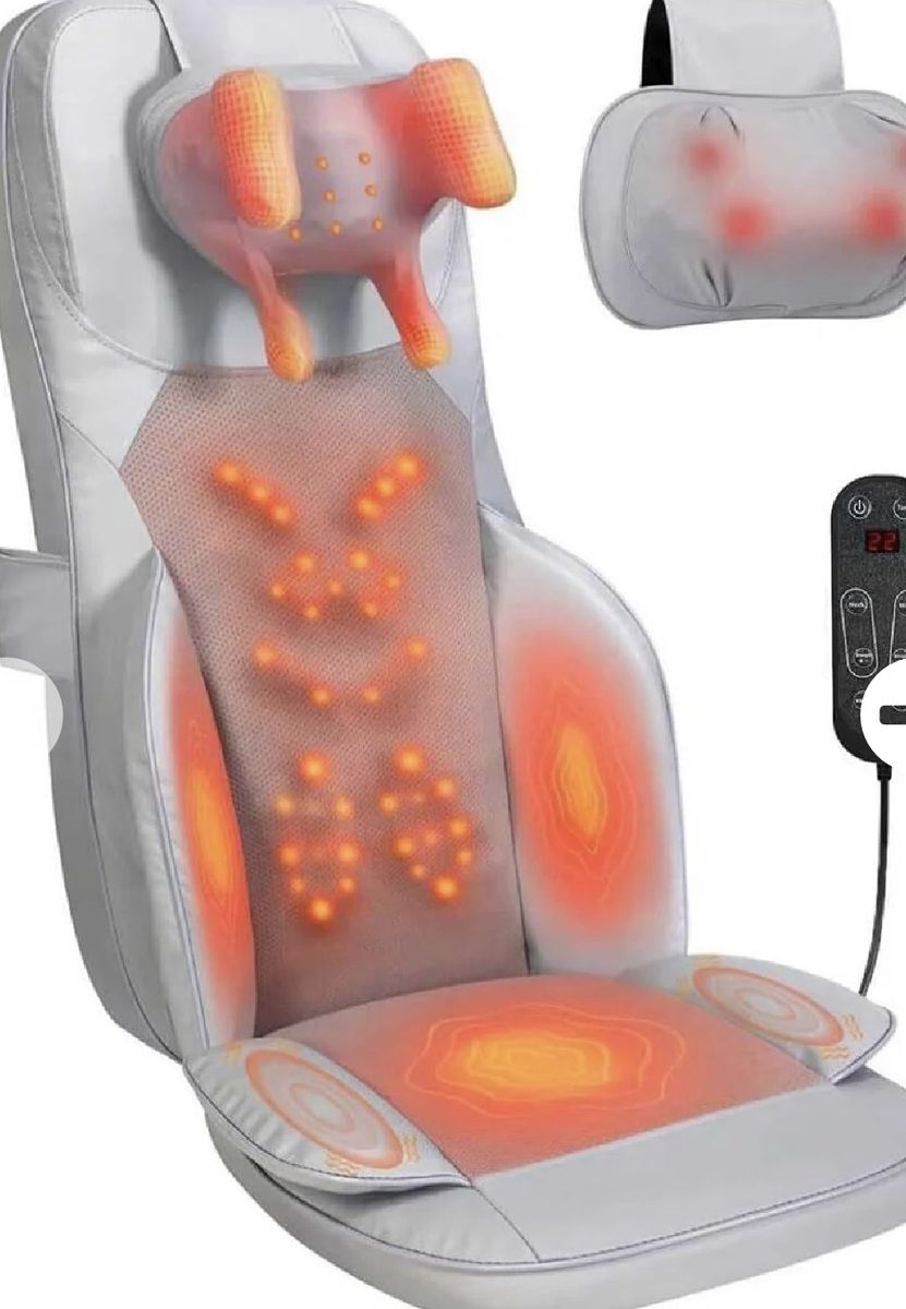 New Shiatsu Massage Chair Pad with Neck Modules