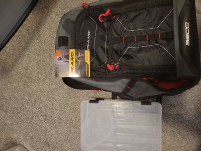 Tackle Backpack with 2 Tackle Boxes