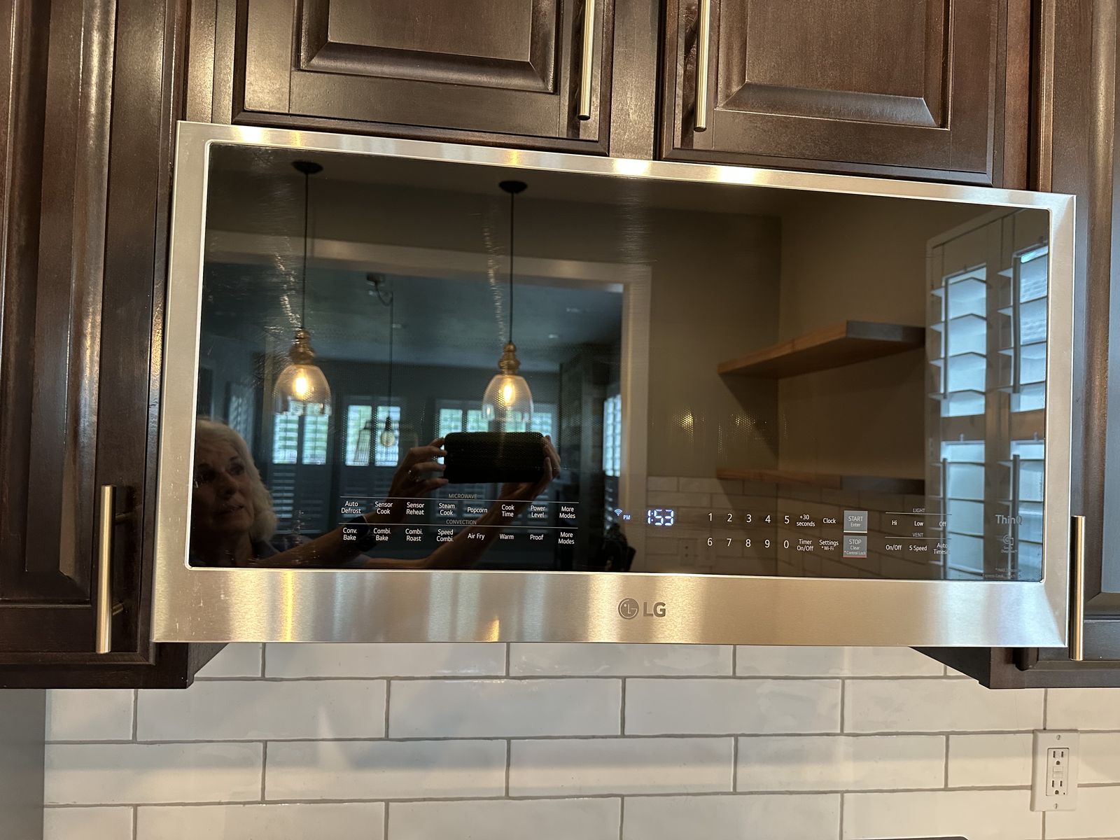 LG over range microwave