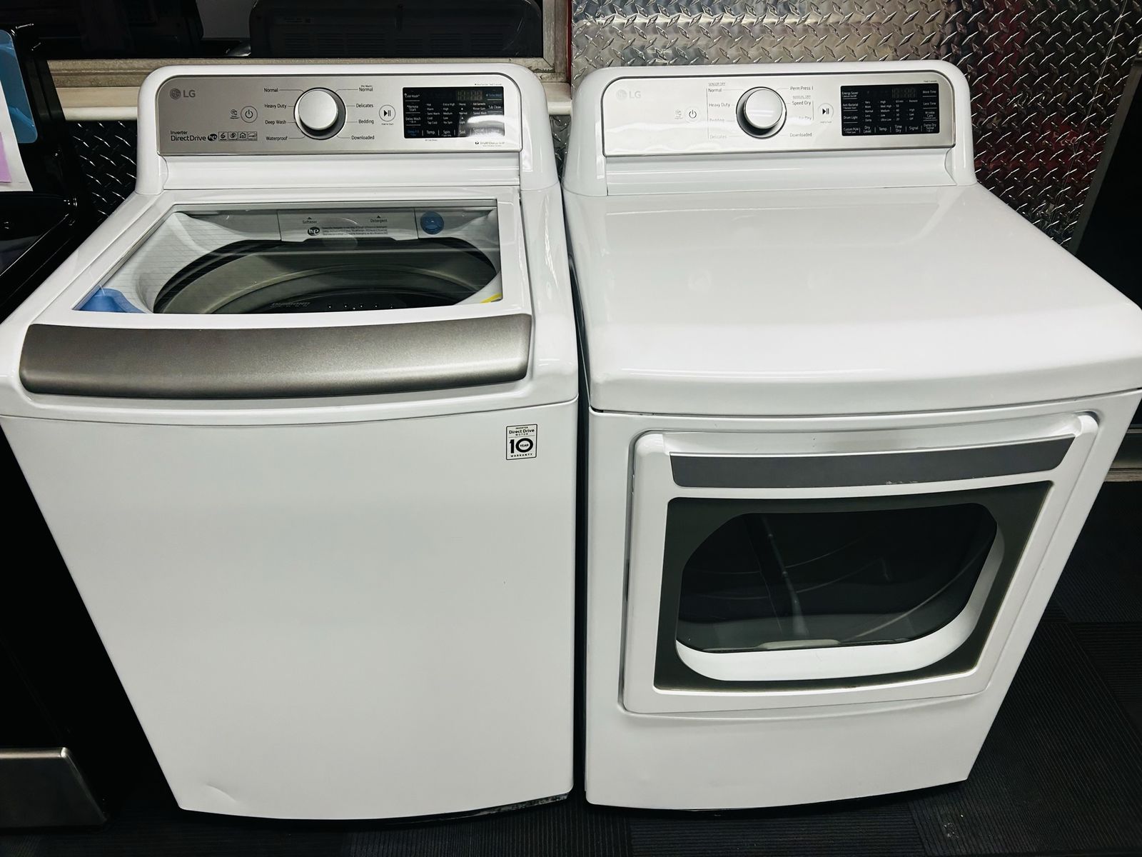 Lg Electric Top Load Set
