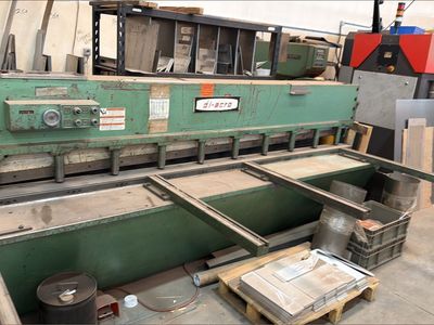 The Press & Shear Machinery Co Ltd HydraShear Sheet Metal Shear 10ft, 3/16 thickness, 460V, 3PH, 60CPS
