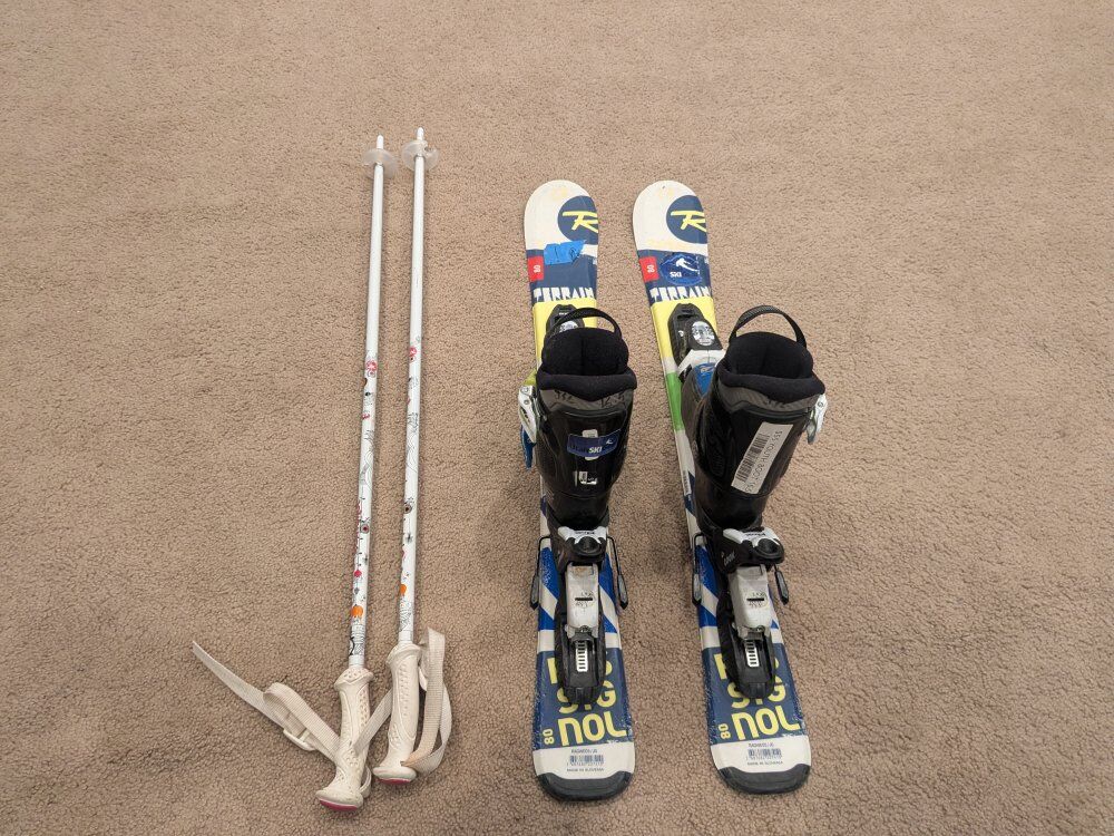 Ski package for 2-4 year old child