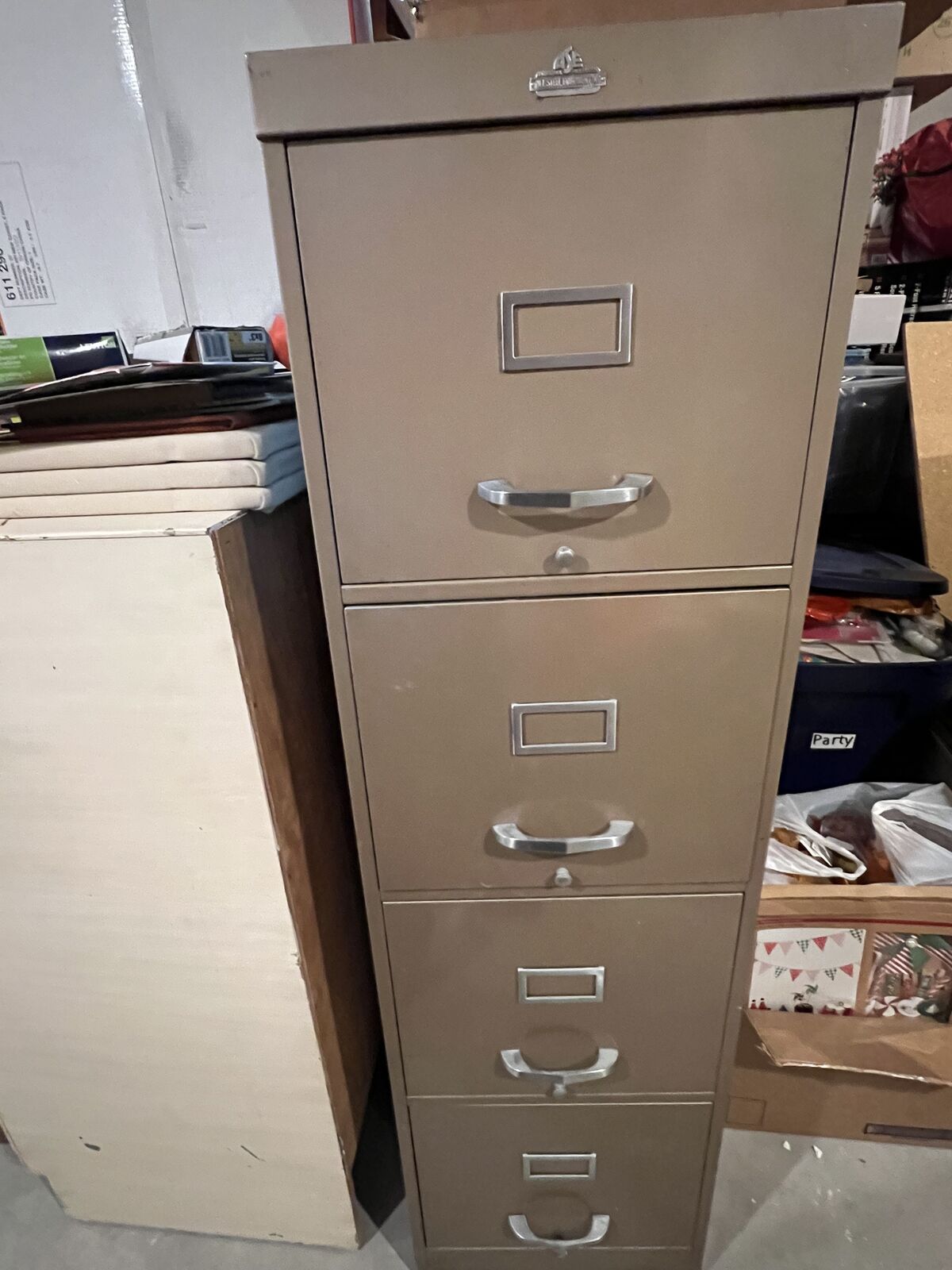 4 drawer file cabinet