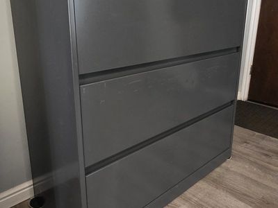 3-Drawer Office Filing Cabinet - Lateral Legal or Letter