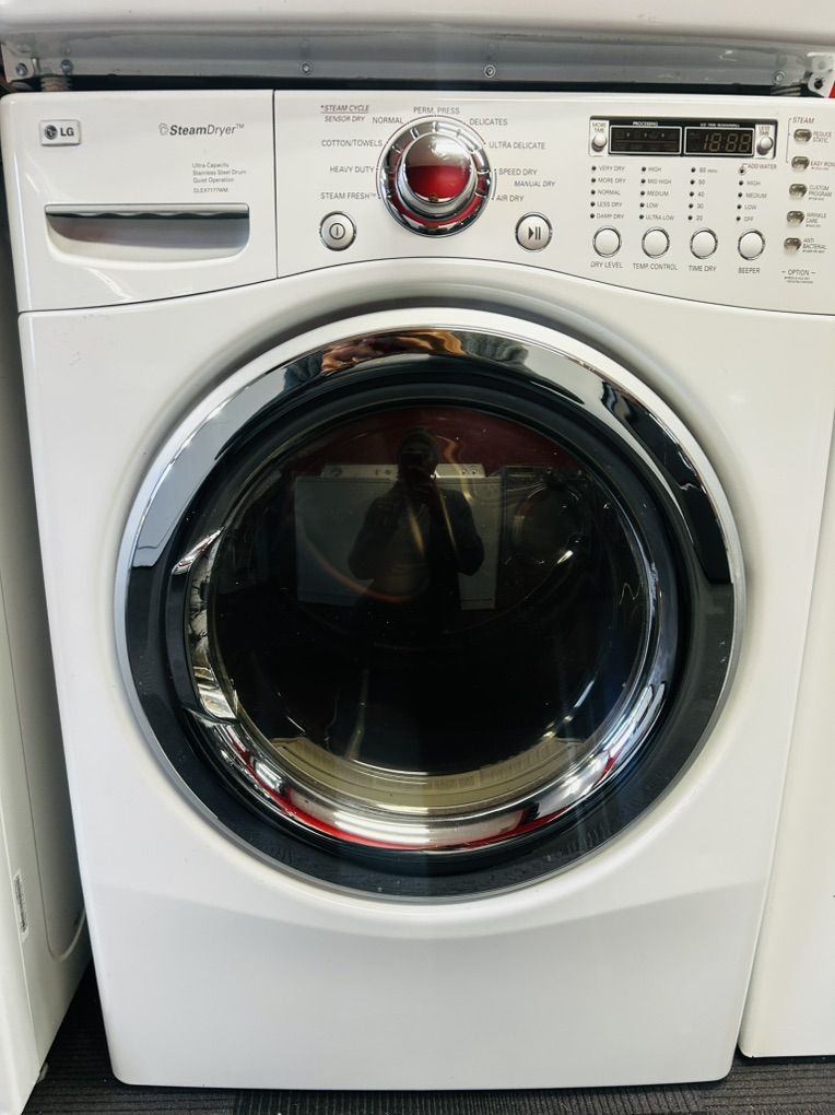 Lg Steam Electric Front Load Dryer