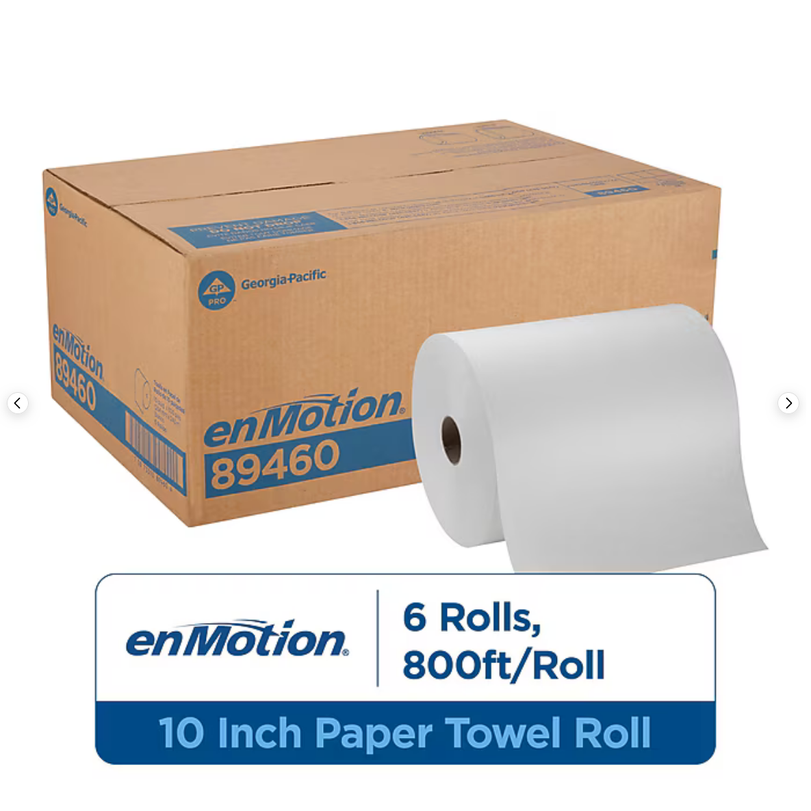 Case of 6 Georgia Pacific 10 inch Paper Towels enMotion 89460