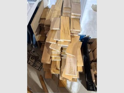 Reclaimed knotty alder tongue-and-groove flooring lot