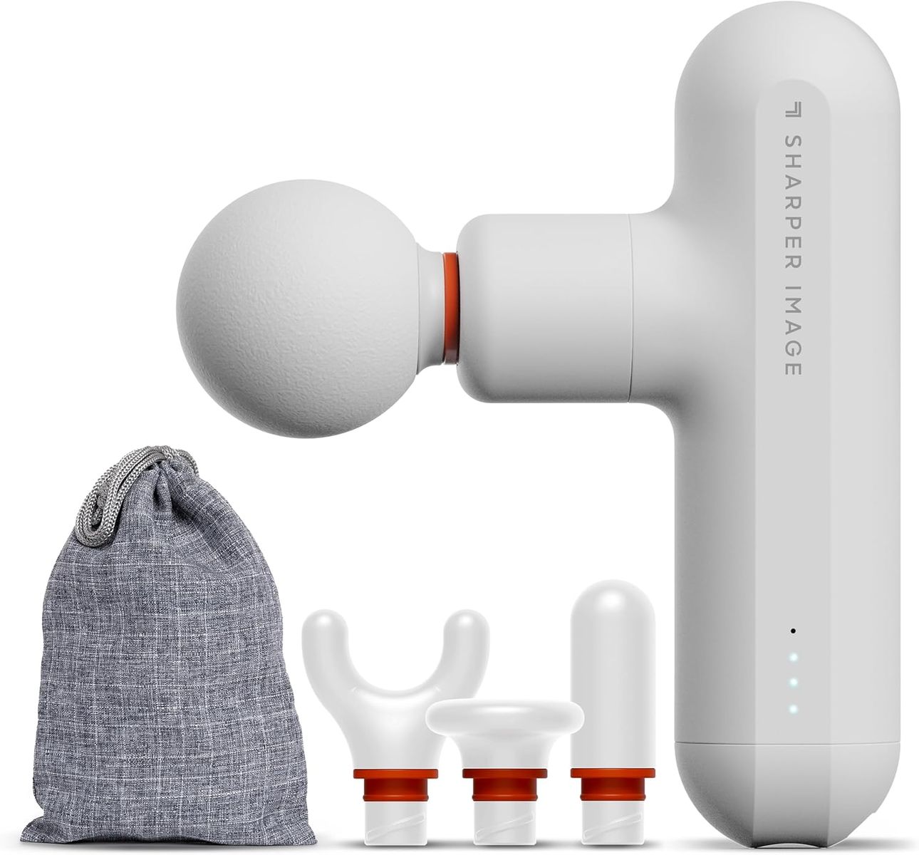 NEW Sharper Image Powerboost Move Aero Massage Gun – Deep Tissue Percussion Massager