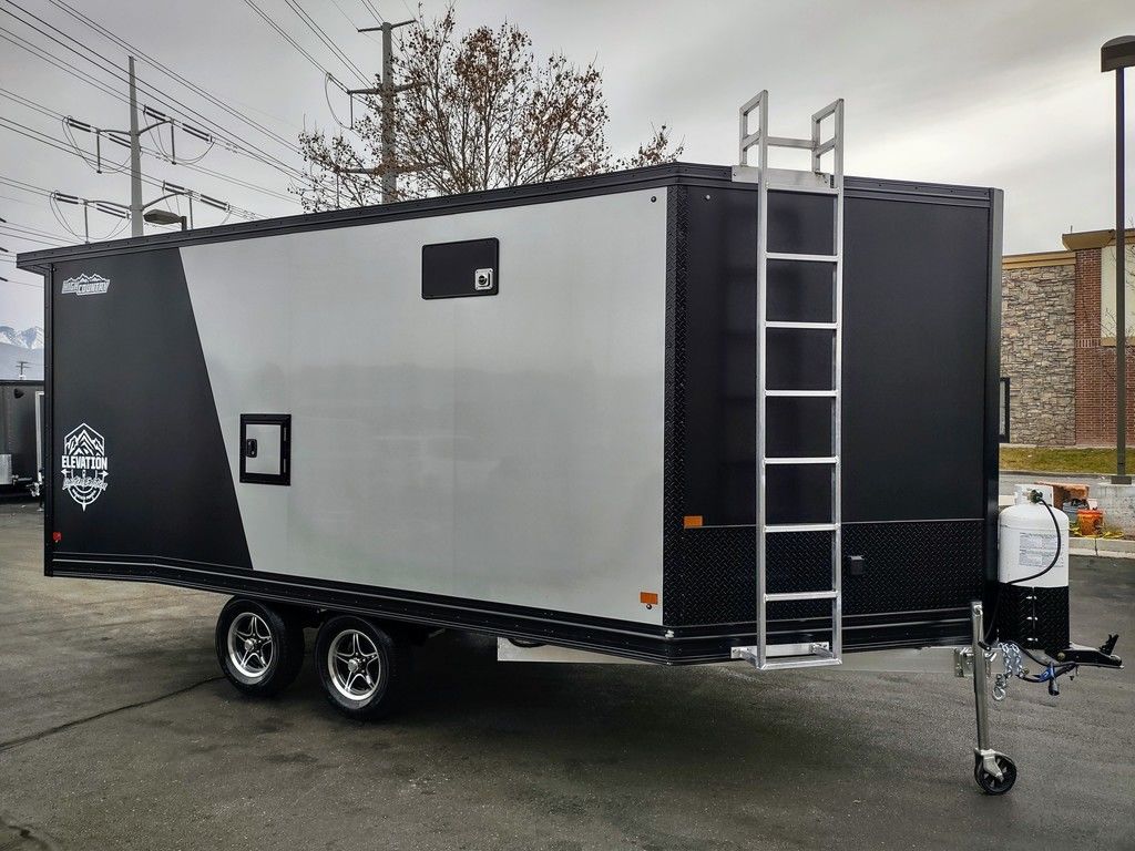 2026 High Country 8.5x16 Enclosed Deckover Snowmobile Trailer All Aluminum New