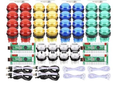 Four Player Joystick Kit For Retro Arcade NEW