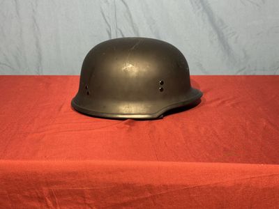 Black helmet and gloves