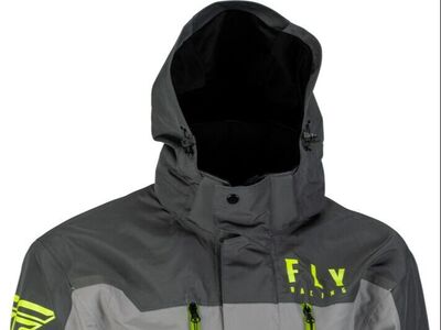 CLOSEOUT: Fly Racing Incline Jacket (Black/Grey/Hi-Vis) (470-4105S)