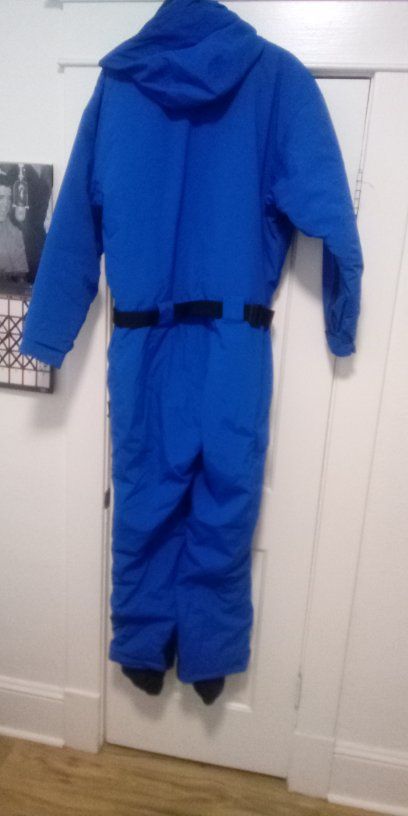 Obermeyer ATC  Men's Size L Blue One-Piece Ski Suit Snow Suit StormShield HydroBlock HC