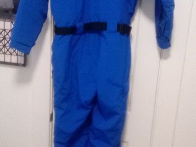 Obermeyer ATC Men's Size L Blue One-Piece Ski Suit Snow Suit StormShield HydroBlock HC