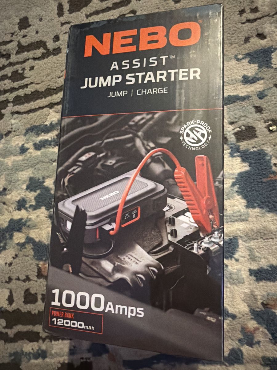 NEBO Assist 1000A Jump Starter & Air Compressor
