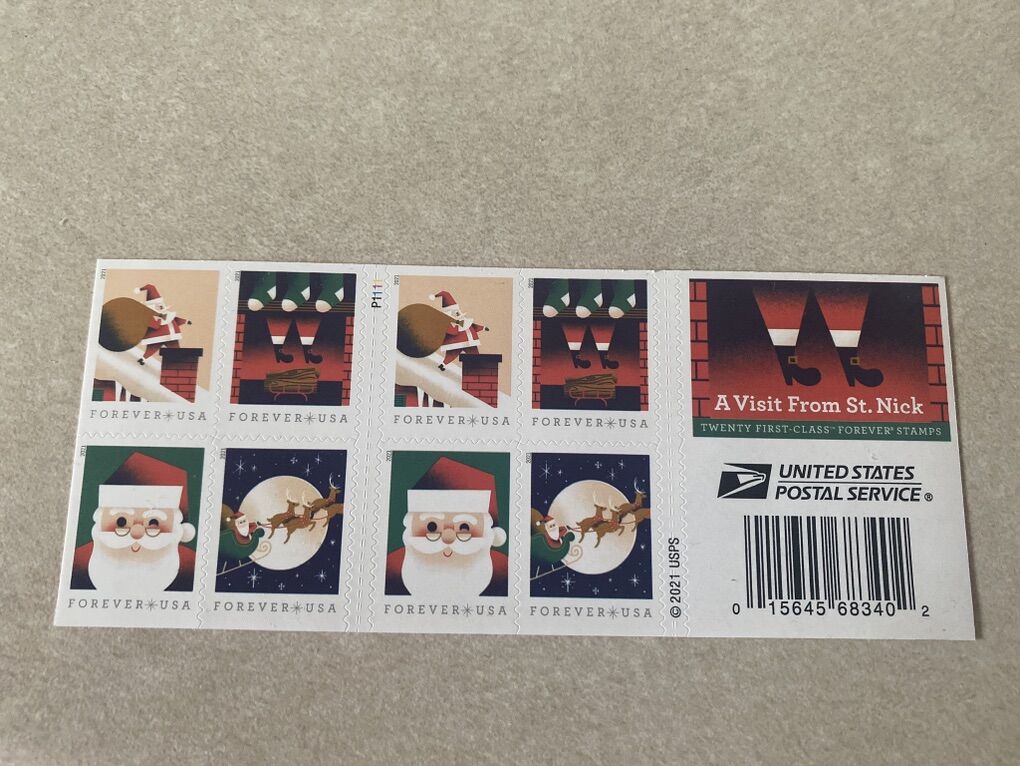 A Visit From St. Nick Stamps